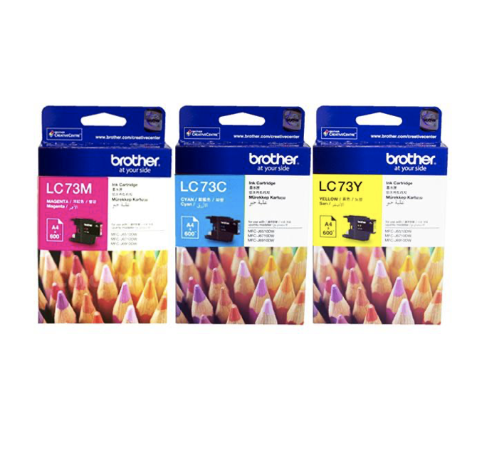 Brother Colour Ink Cartridge LC73-C/LC73-M/LC73-Y